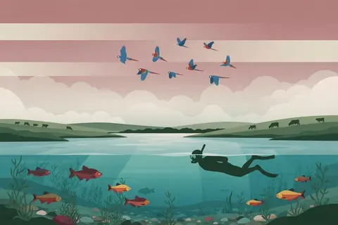 Ilustração de Mato Grosso do Sul
