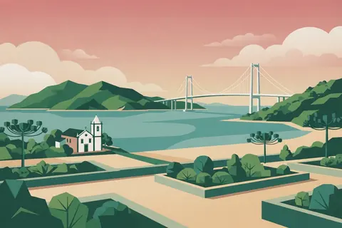 Ilustração de Santa Catarina
